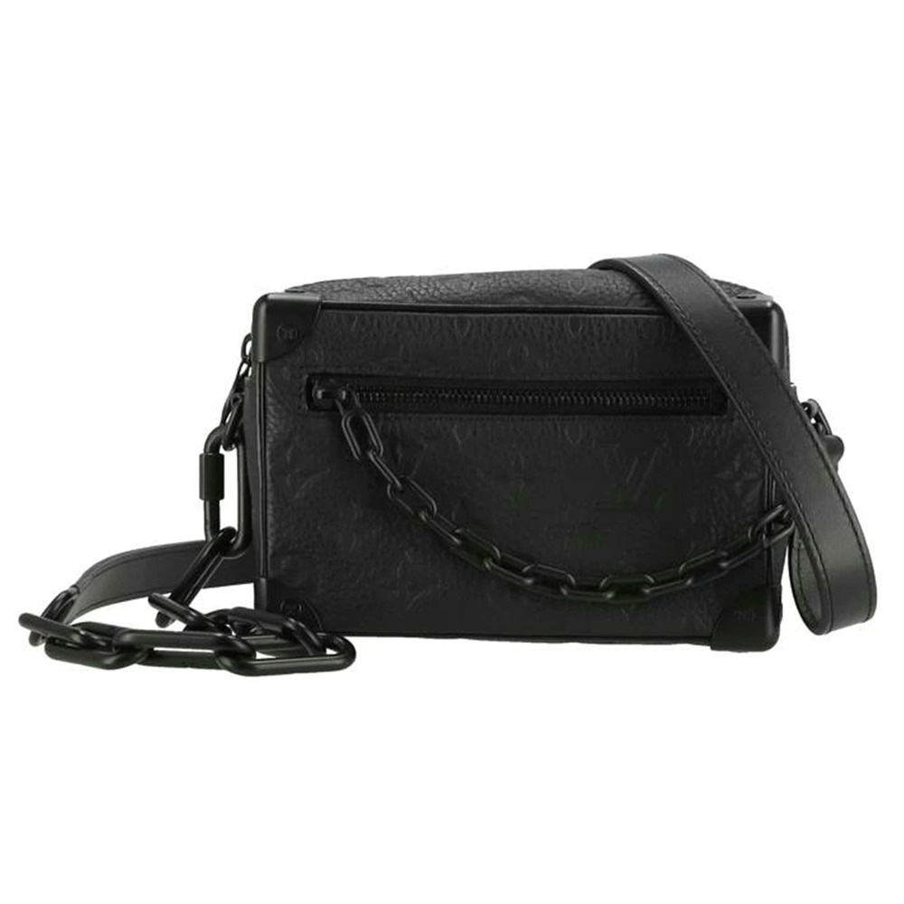 Louis Vuitton Soft Trunk Monogram Taurillon Leather Black